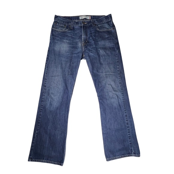 Levi's Other - Levis 527 Low Bootcut Jeans Mens 34x32 Y2K Blue Medium Dark Wash Denim Western